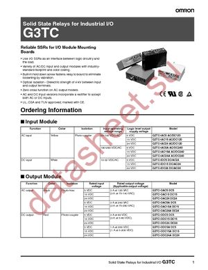 G3TCIAC15ACDC120 datasheet  